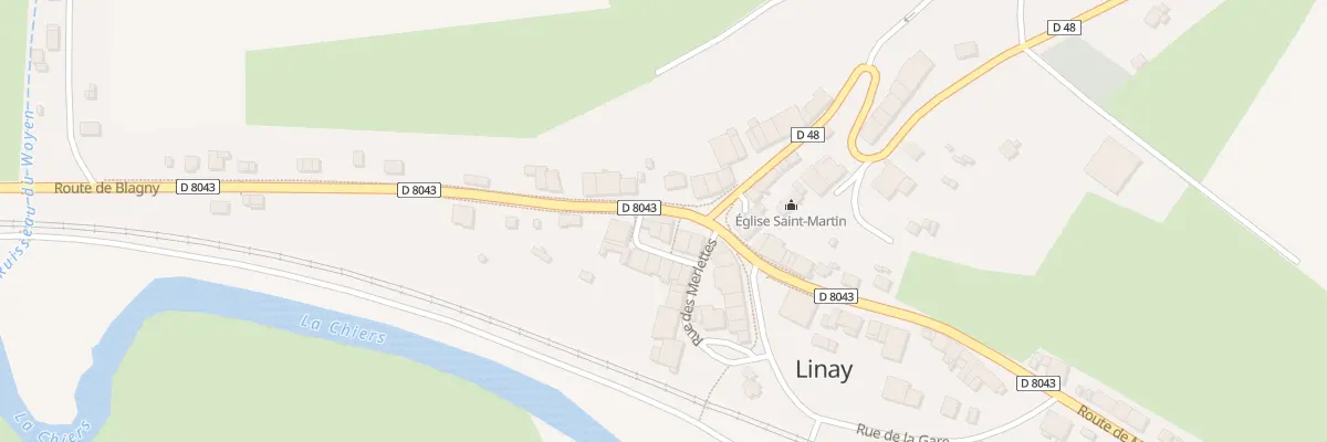Plan du 5 Rte de Blagny à Linay