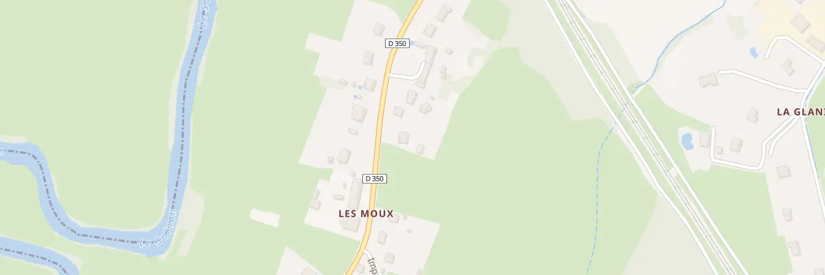 Plan du 795 Rte de Patran à Bruailles
