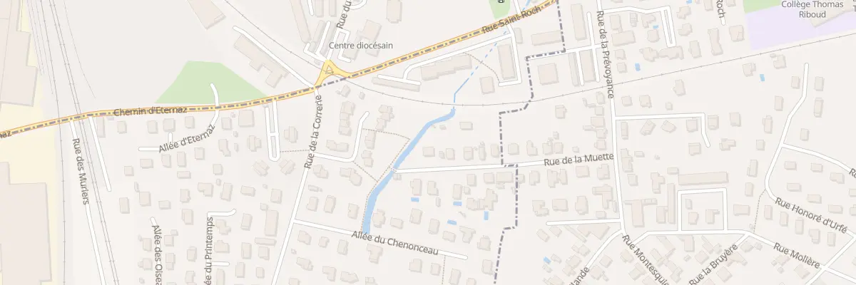Plan du 24 Rue de la Muette à Péronnas