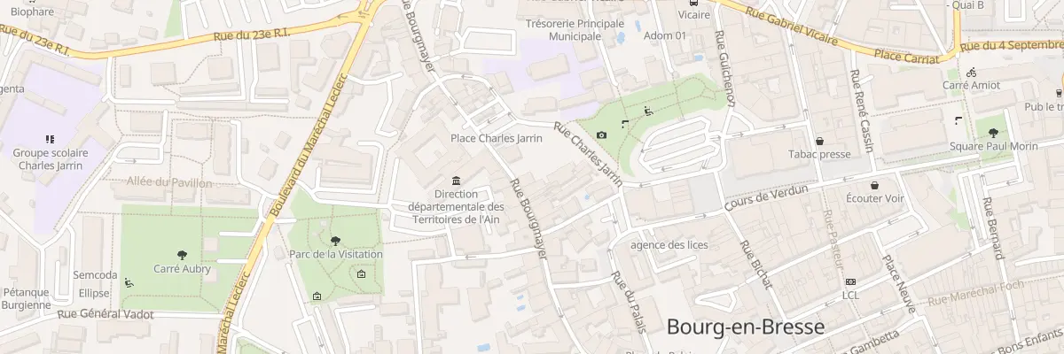 Plan du 9B Rue Charles Jarrin à Bourg-en-Bresse