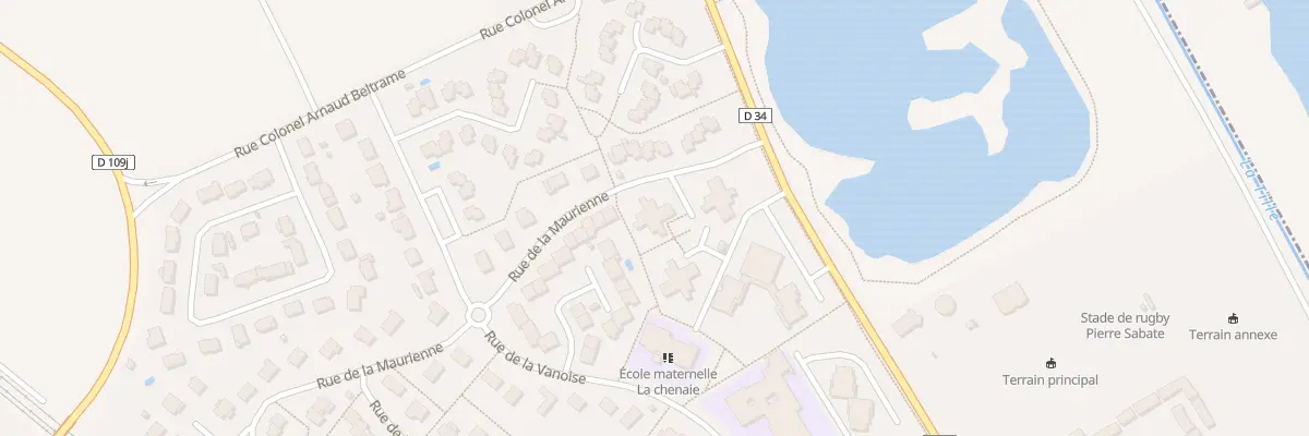 Plan du 106 Rue de la Maurienne à Genlis