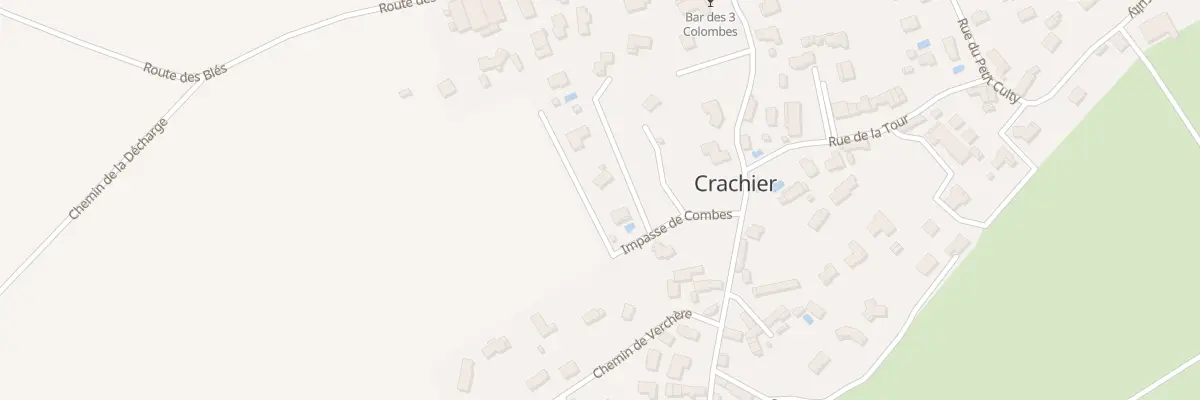 Plan du 80A Imp des Combes à Crachier