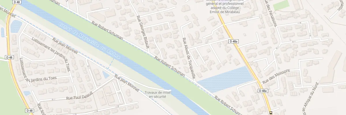 Plan du 51 Rte du Canal à Marignane