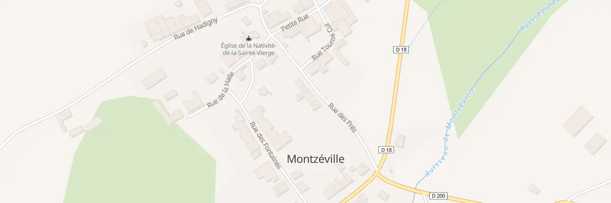 Plan du 3 Rue des Prés à Montzéville