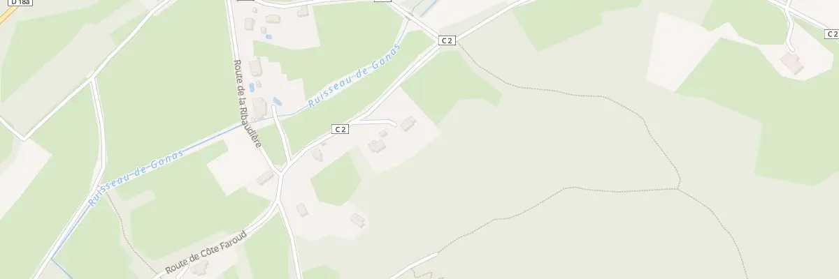 Plan du 90A Rte de la Baronnière à Veyssilieu