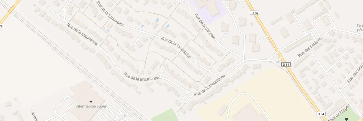 Plan du 13 Rue de la Tarentaise à Genlis