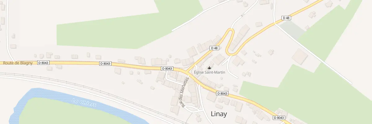 Plan du 1 Pl de la Mairie à Linay