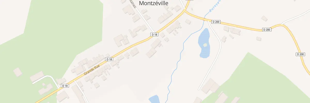 Plan du 15 Gr Grande Rue à Montzéville