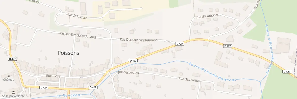 Plan du 47 Rue de Saint Amand à Poissons