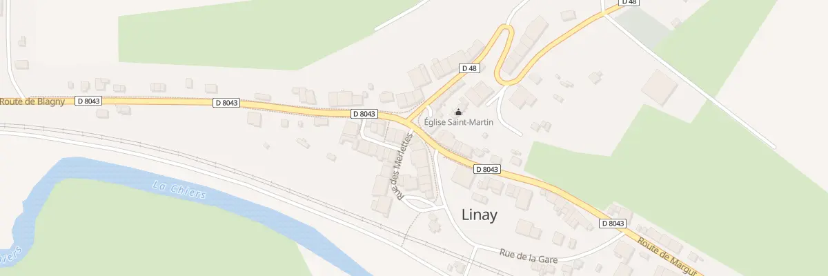 Plan du 2 Rte de Margut à Linay