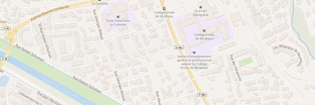 Plan du 47 Rue Valery Chasson à Marignane