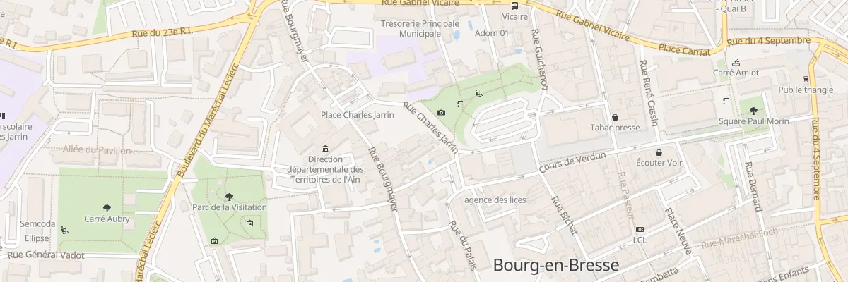 Plan du 7B Rue Charles Jarrin à Bourg-en-Bresse