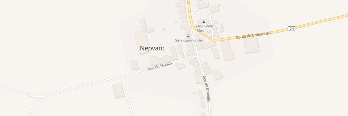 Plan du 6 Rue du Moulin à Nepvant