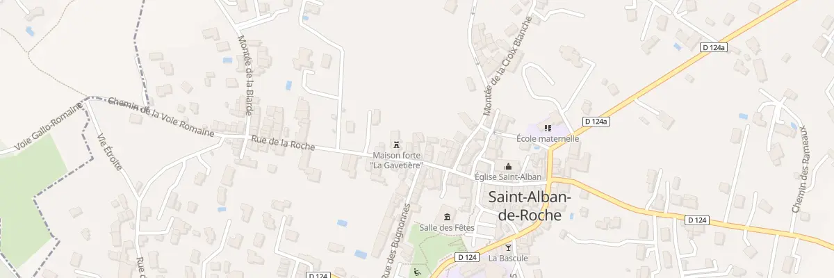 Plan du 30 Rue de la Roche à Saint-Alban-de-Roche