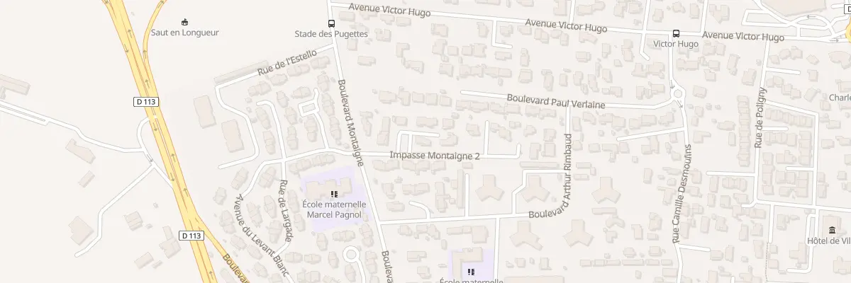Plan du 6233 Bd Montaigne à Rognac
