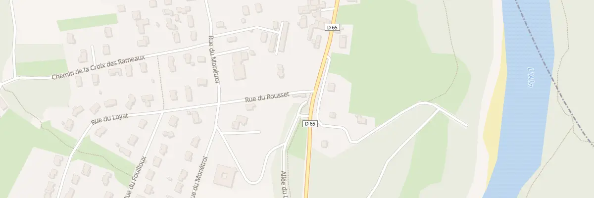 Plan du 66 All du Loyat à Charnoz-sur-Ain