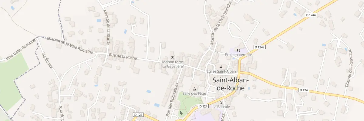 Plan du 28 Rue de la Roche à Saint-Alban-de-Roche
