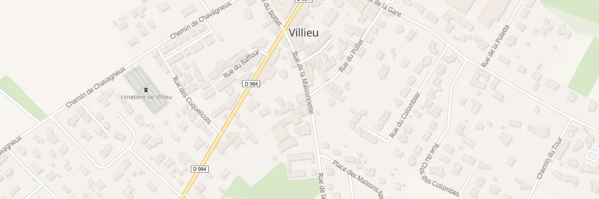 Plan du 107 Rue de la Maisonnette à Villieu-Loyes-Mollon