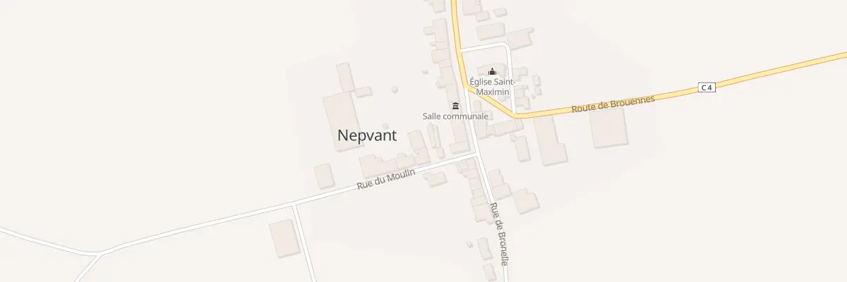 Plan du 4 Rue du Moulin à Nepvant