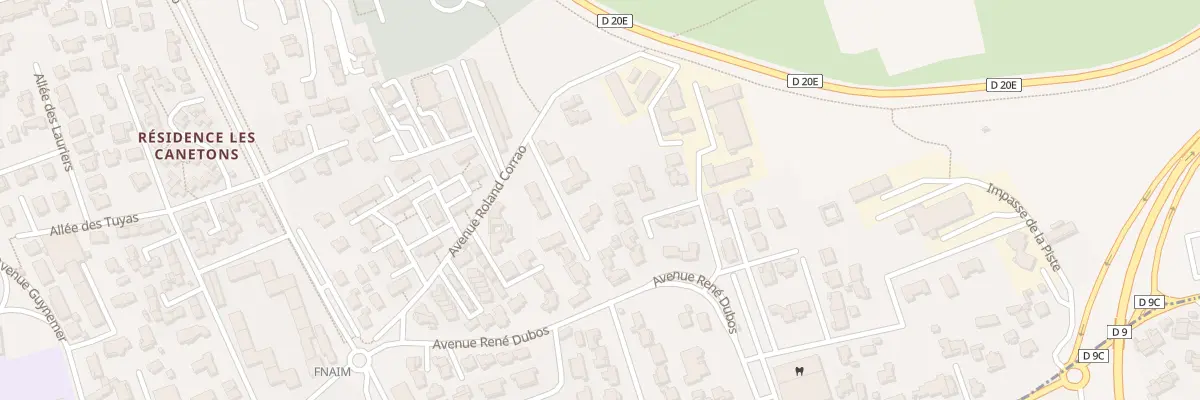 Plan du 9317 Rue Rene Dubos à Marignane