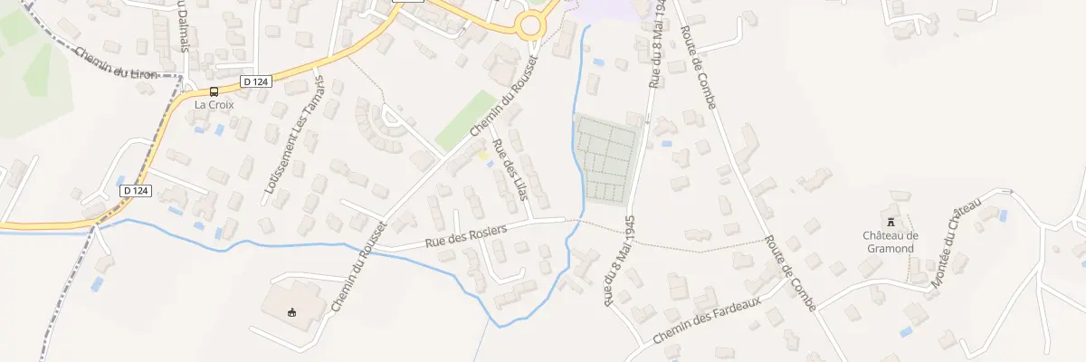 Plan du 34 Rue des Lilas à Saint-Alban-de-Roche