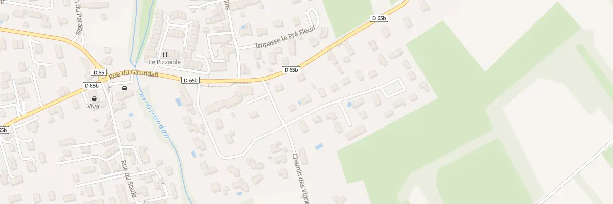 Plan du 2 Rue des Prairies à Saint-Romain-de-Jalionas