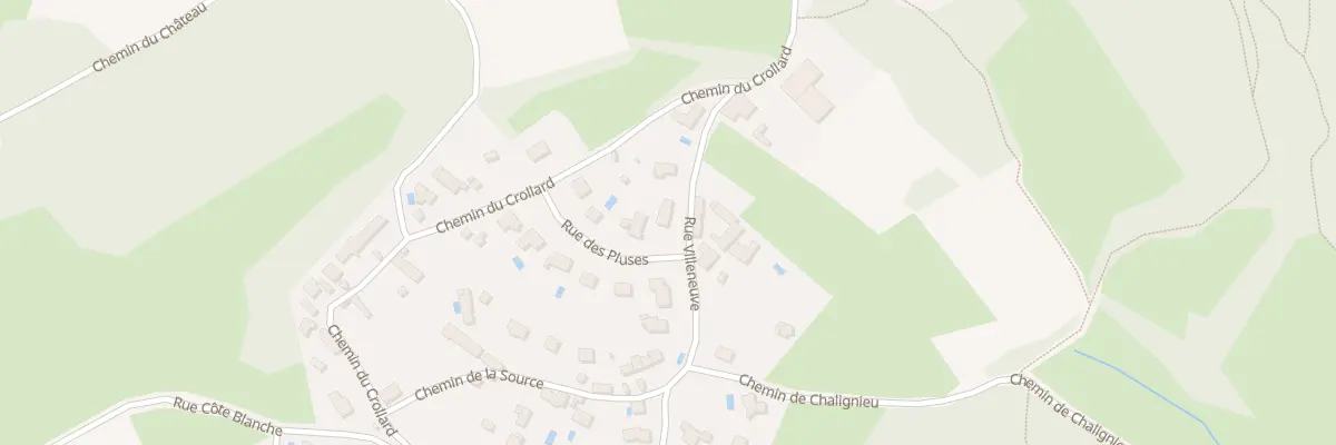 Plan du 12 Rue des Pluses à Chozeau