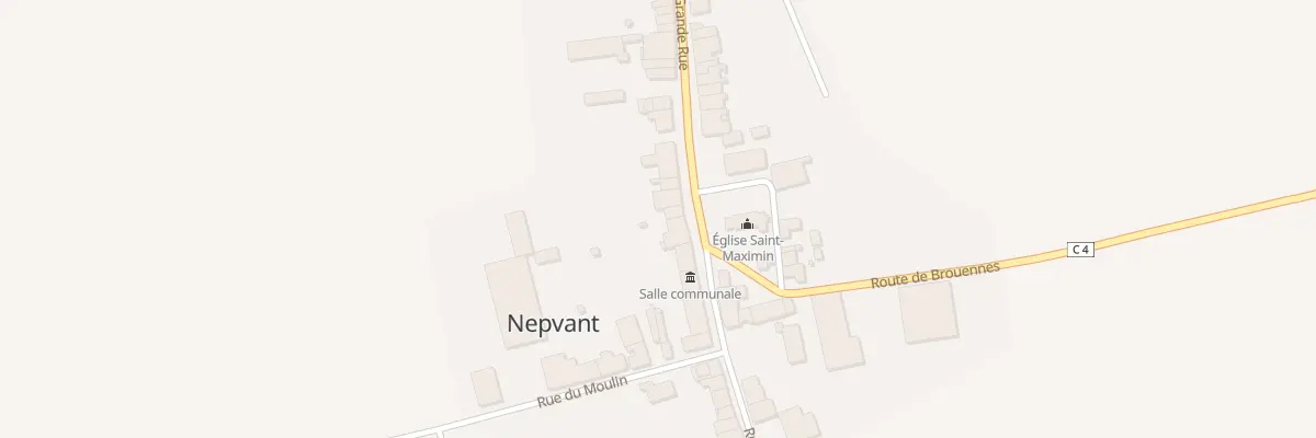 Plan du 16 Gr Grande Rue à Nepvant