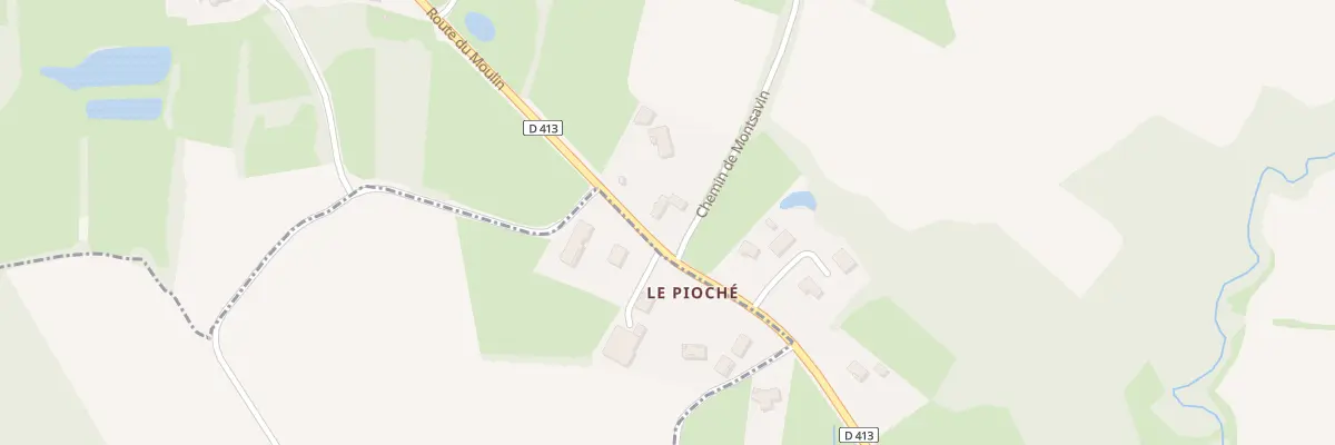 Plan du 896 Rte du Moulin à Vincelles