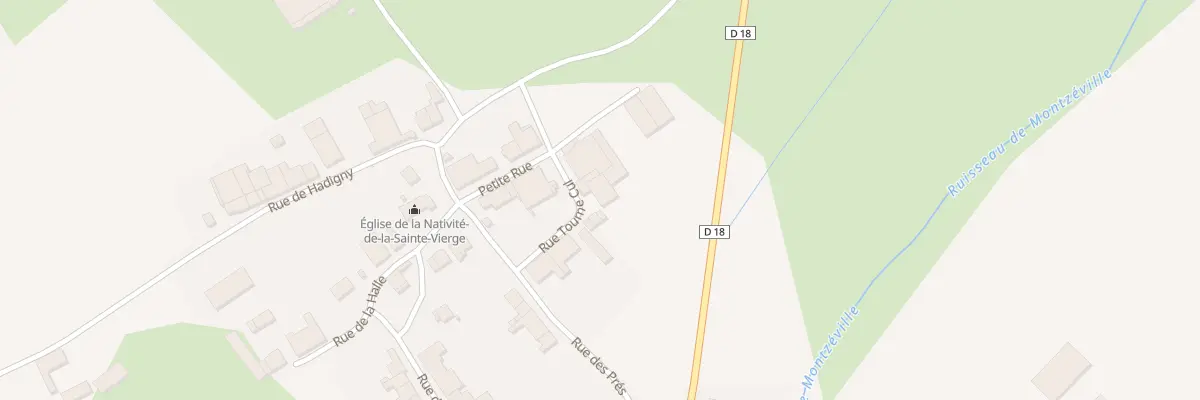 Plan du 6 Rue Tourne Cul à Montzéville