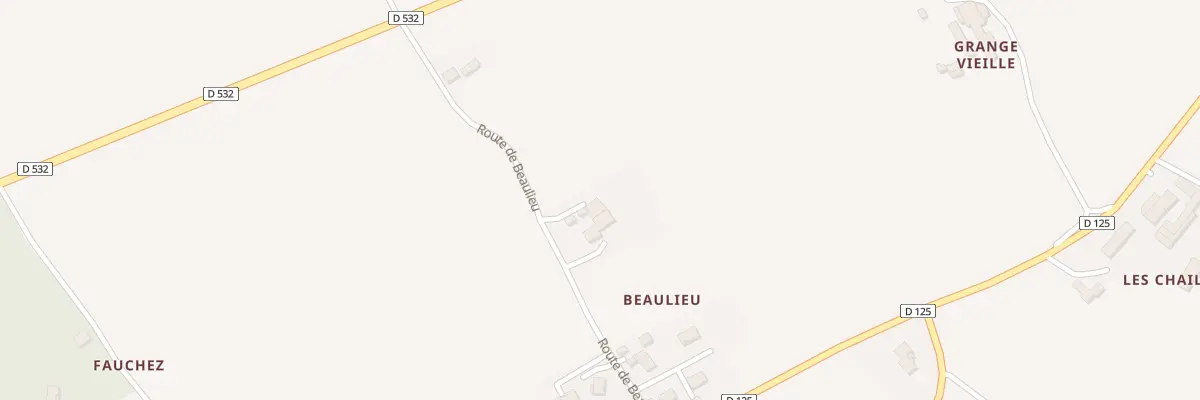 Plan du 182 Rte de Beaulieu à La Baume-d’Hostun