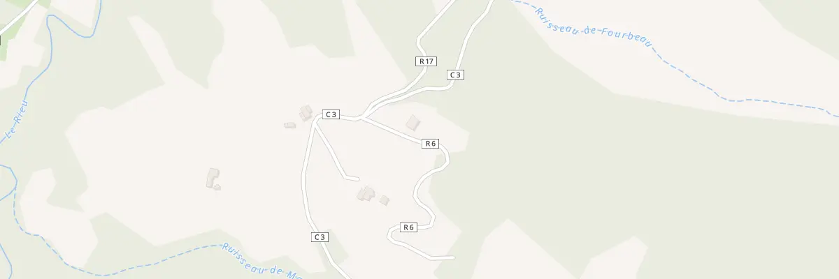 Plan du Serre des Granges à Montaulieu