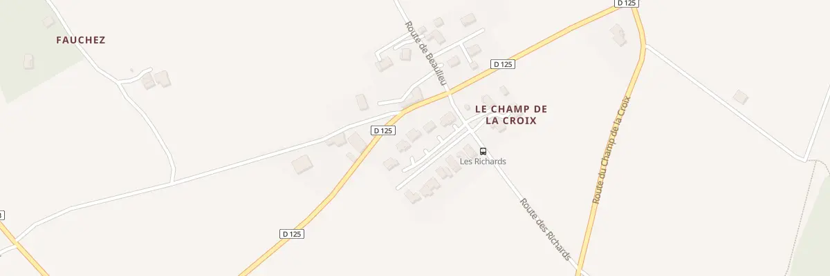 Plan du 448 Rte des Richards à La Baume-d’Hostun