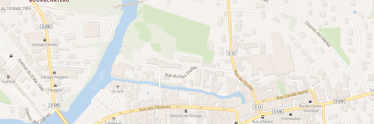 Plan du 8C Rue du Parc Duplan à Louhans-Châteaurenaud