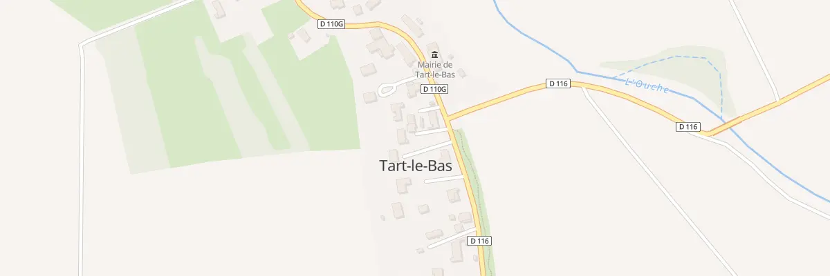 Plan du 1 Imp des Acacias à Tart-le-Bas