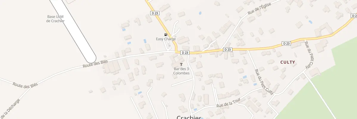 Plan du 10 Rte de Pian à Crachier