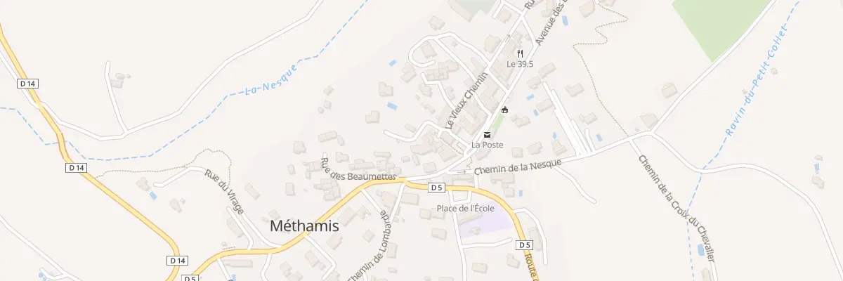 Plan du 25 Imp des Oliviers à Méthamis