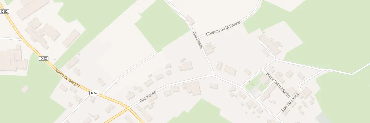 Plan du 11 Rue Haute à Villy