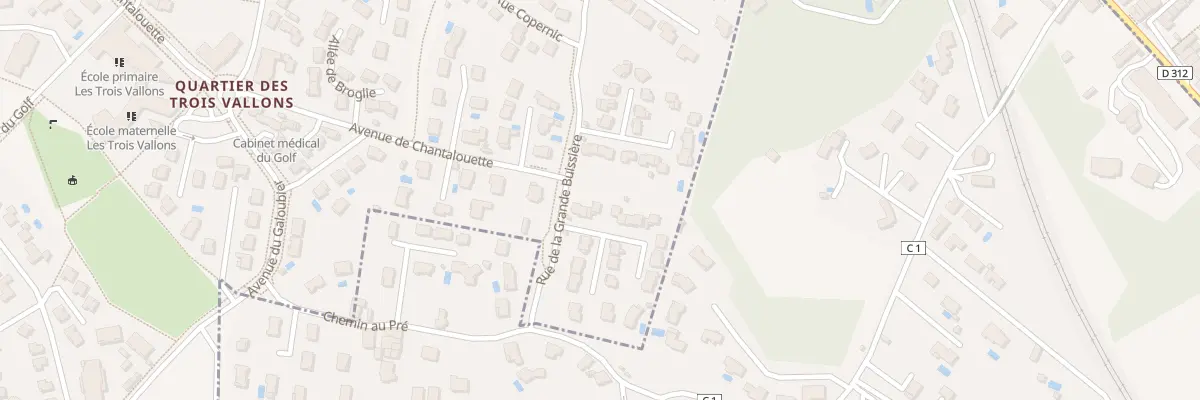 Plan du 2 Rue Galilée à L’Isle-d’Abeau