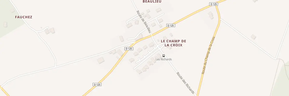 Plan du 446 Rte des Richards à La Baume-d’Hostun