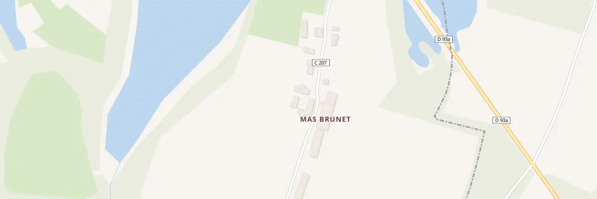 Plan du 300 Che du Mas Brunet à Châtenay