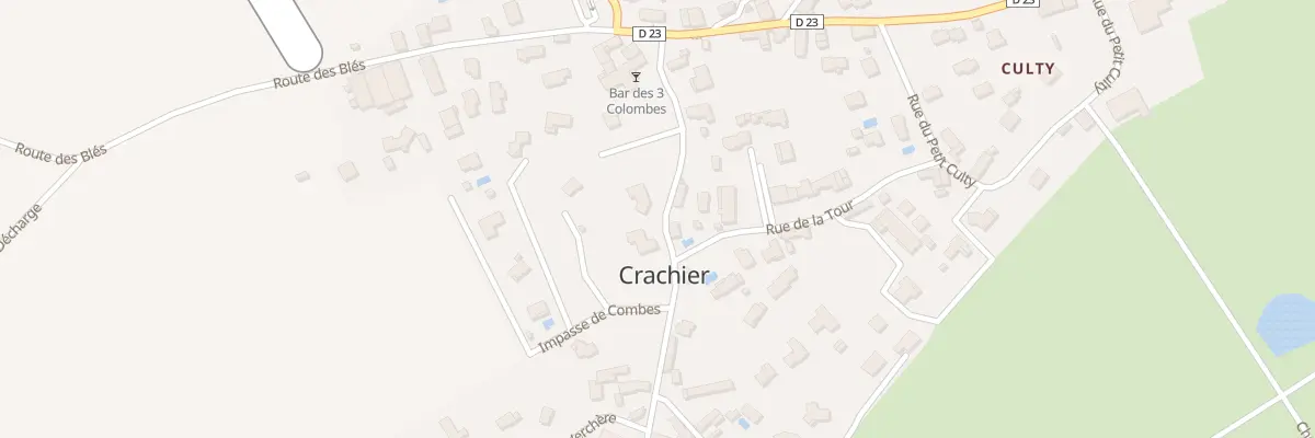 Plan du 100 Rte de Pian à Crachier