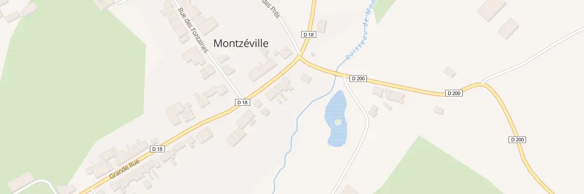 Plan du 3 Gr Grande Rue à Montzéville