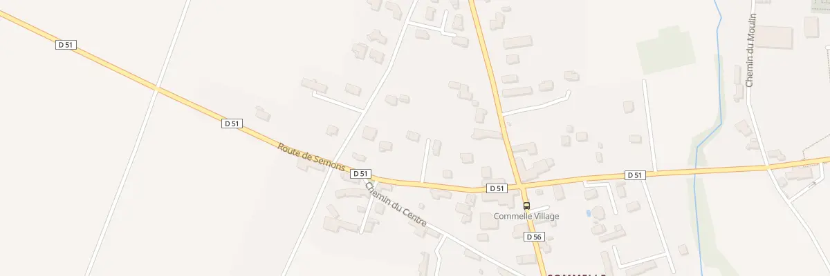 Plan du 5240 Le Village (Commelle) à Porte-des-Bonnevaux