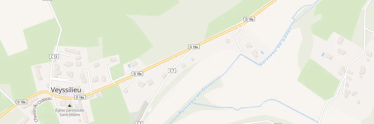 Plan du 168 Rte du Vieil Etang à Veyssilieu
