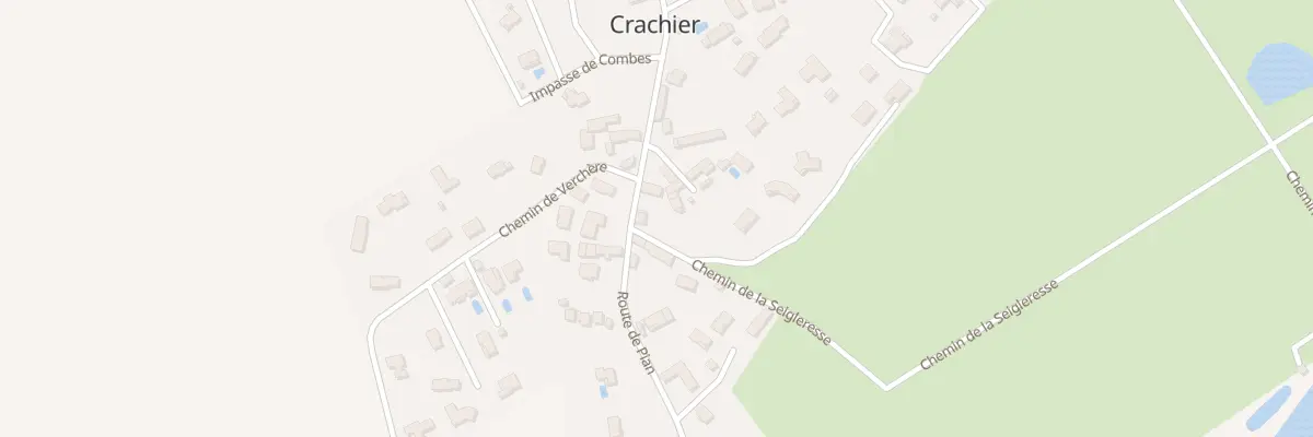 Plan du 325 Rte de Pian à Crachier
