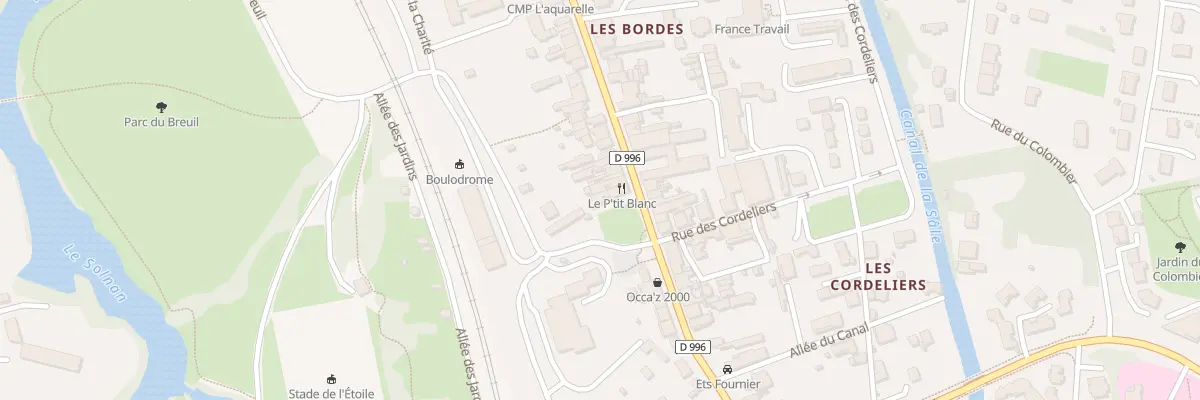Plan du 62B Rue des Bordes à Louhans-Châteaurenaud