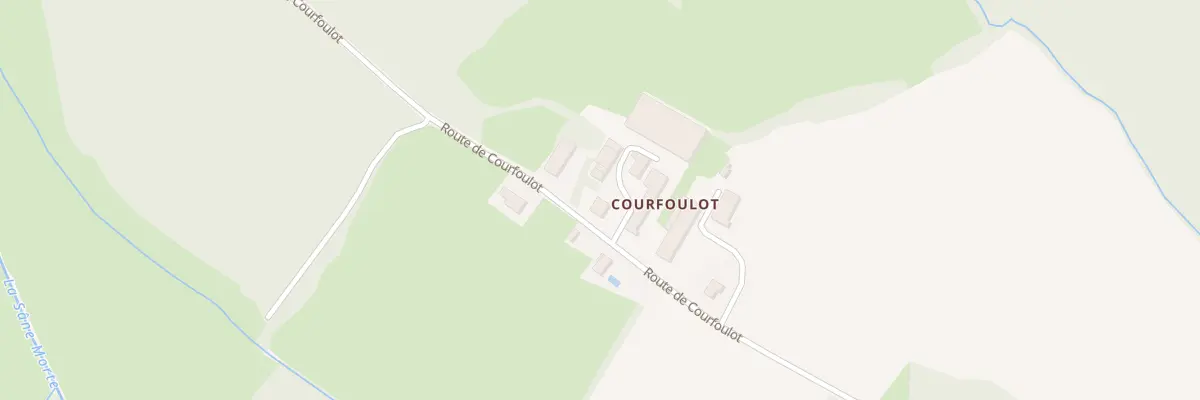 Plan du 710 Rte de Courfoulot à Sainte-Croix-en-Bresse