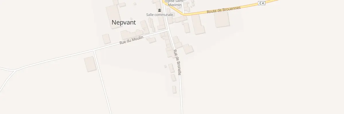 Plan du 10 Rue de Bronelle à Nepvant