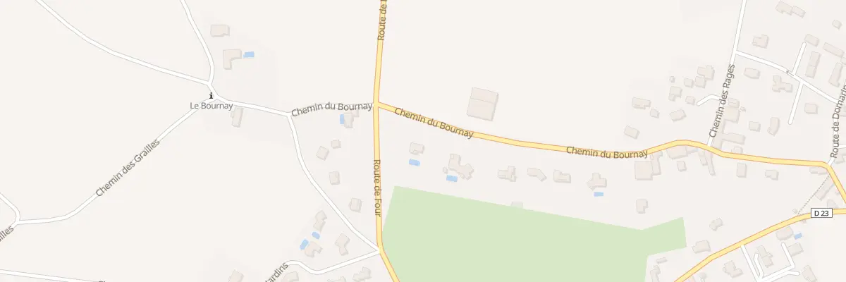 Plan du 545 Che du Bournay à Chèzeneuve